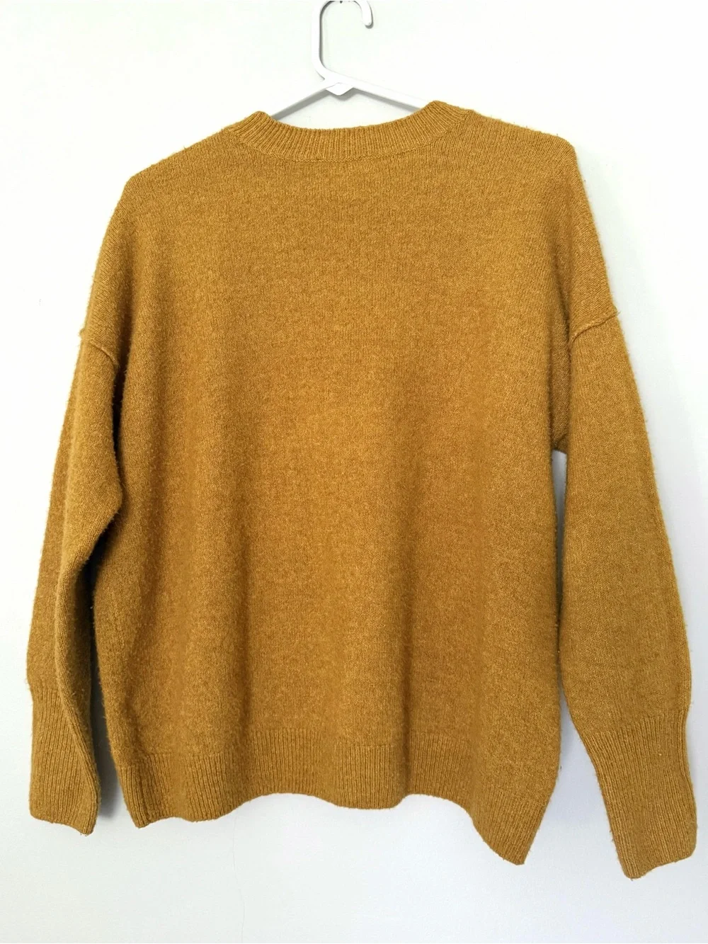 Vince Camuto Sweater Slouchy Drop-Shoulder Cozy Oversized Crewneck Size S Small